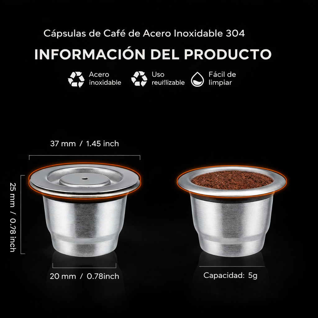 Cápsula Reutilizable Café