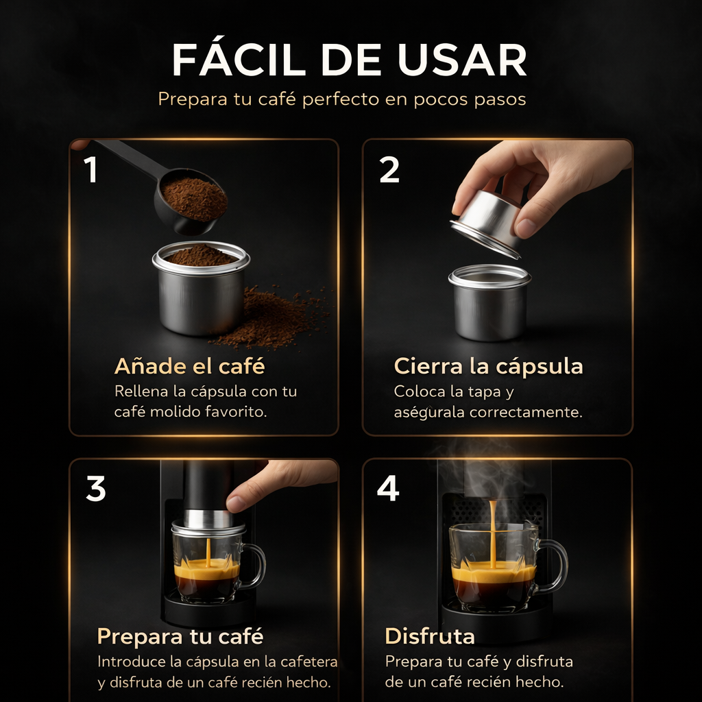 Cápsula Reutilizable Café